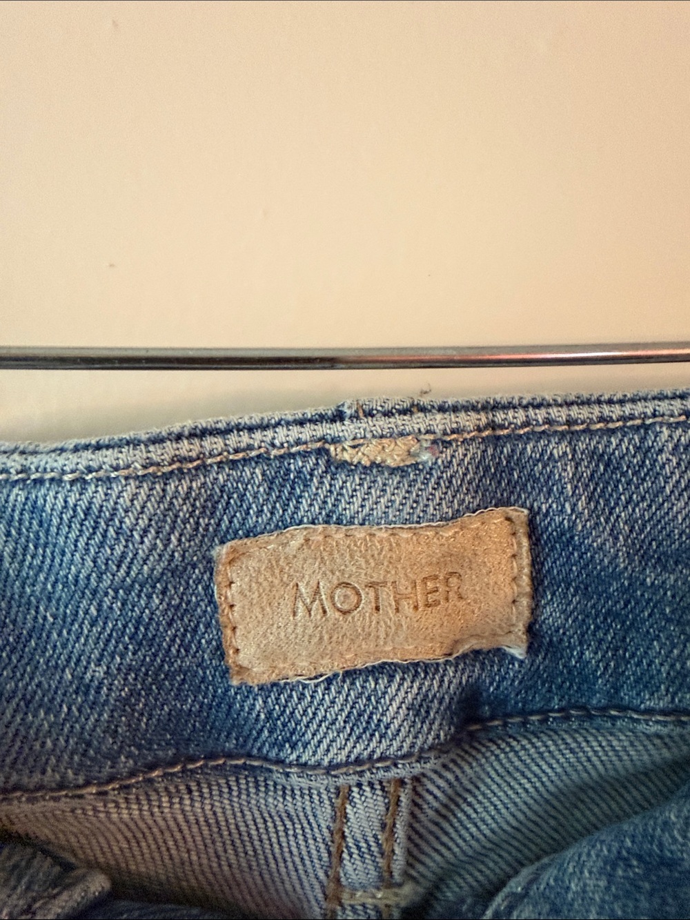 MOTHER High-Rise Straight Jeans in Light Blue - Picture 2 of 6